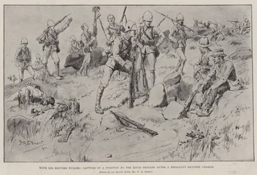 With Sir Redvers Buller, Capture of a Position by the Rifle Brigade after a Brilliant Bayonet Charge
